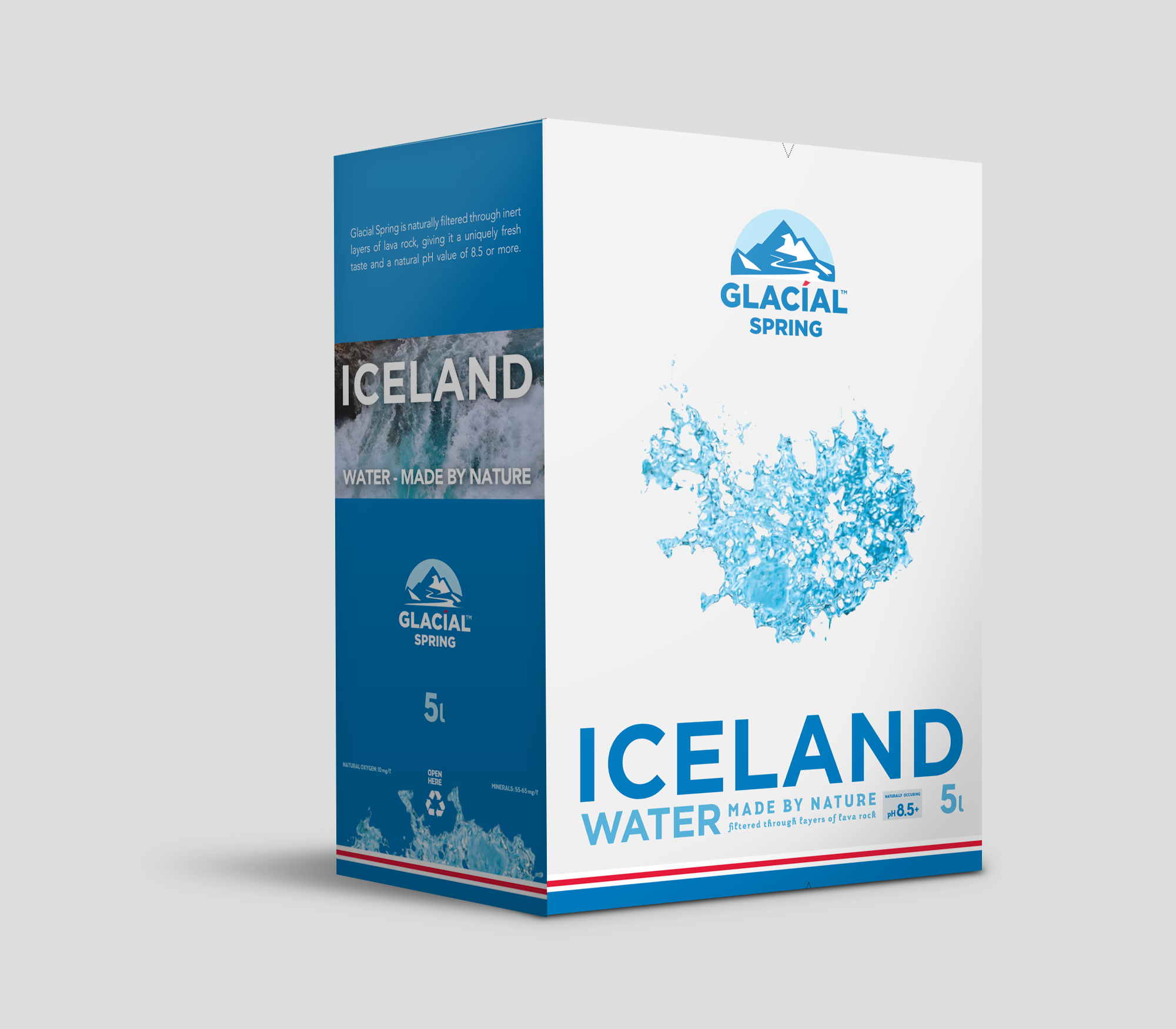 Glacial Spring 5 litre bag-in-box — Iceland Water, Made by Nature